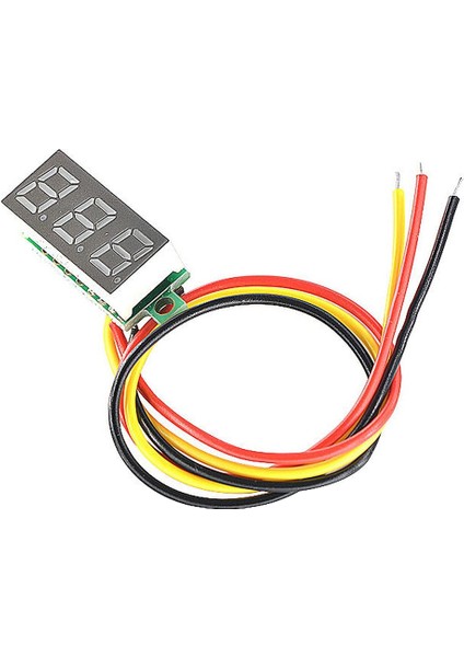 10PCS Dc Voltmetre Ekran 3-Wire Dc 0-100V Gerilim Test Cihazı 4 Renk Kombine Mini (Yurt Dışından) indirimleri