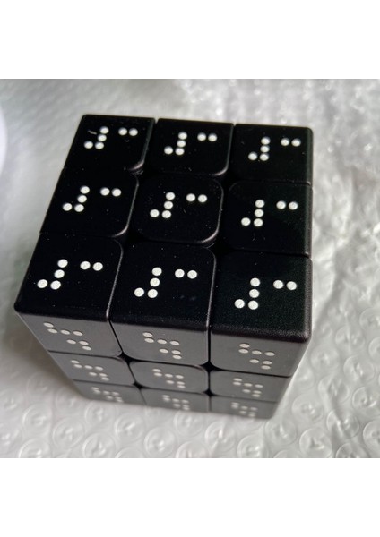 Braille Küp Kör Adam Parmak Izi Stereo Sihirli Küp Oyuncakları Hızlı Küp Bulmaca Küp Eğitici Yaratıcı Çocuk Oyuncakları (Yurt Dışından) modelleri