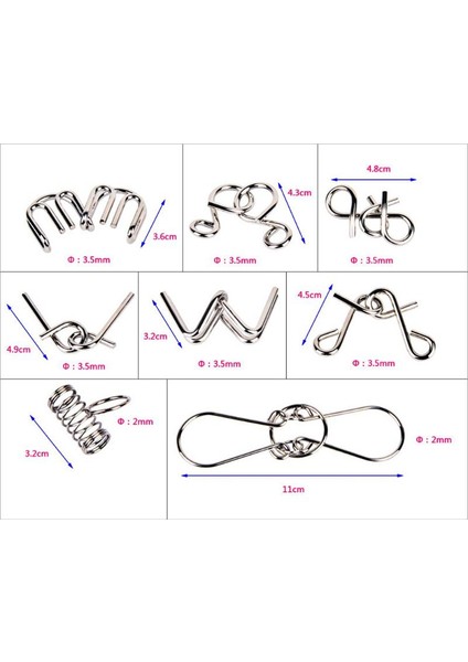 Bir Stil Metal Bulmaca Tel Iq Akıl Zeka Çocuk Yetişkin Stres Giderici Oyuncaklar Çocuklar Yetişkinler Etkileşimli Oyun (Yurt Dışından) modelleri