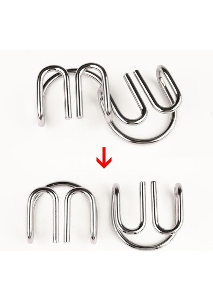 Bir Stil Metal Bulmaca Tel Iq Akıl Zeka Çocuk Yetişkin Stres Giderici Oyuncaklar Çocuklar Yetişkinler Etkileşimli Oyun (Yurt Dışından) fırsatları