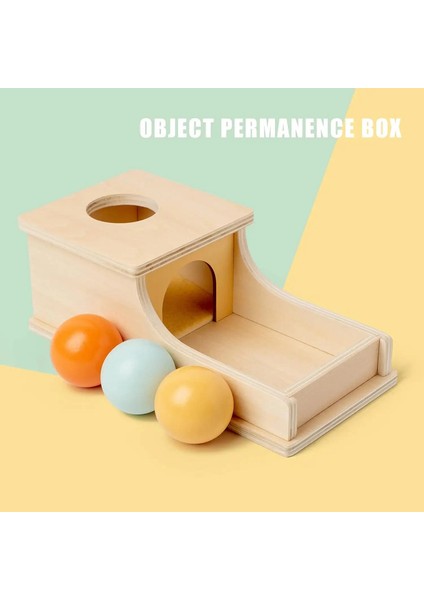 Montessori Madeni Para Kutusu Oyuncaklar Nesne Kalıcı 2'si 1 Arada Ahşap Top Damla Oyunları Ahşap Bulmaca Çift Çekmeceleri Oyuncaklar Için Hediyeler Renk: C (Yurt Dışından)