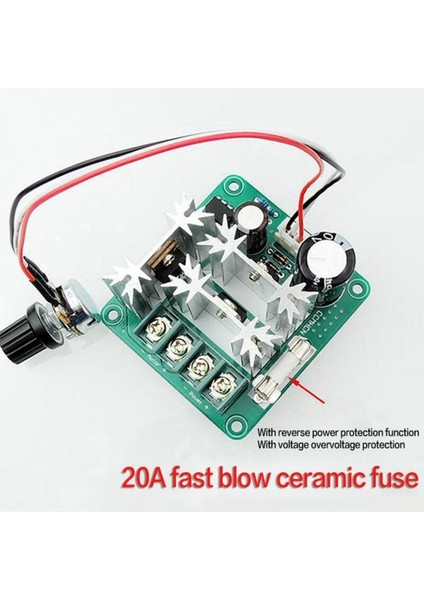 Dc 6-90V 15A Darbe Genişliği Pwm Motor Hız Kontrol Anahtarı Drehzahlregler Schalter 1000W Plc Kontrolü (Yurt Dışından) modelleri