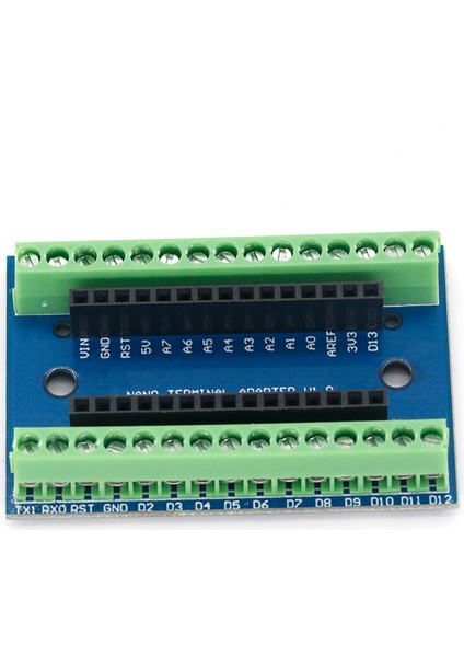 Nano V3.0 3.0 Denetleyici Terminali Adaptörü Genişletme Kartı Nano Io Kalkanı Basit Uzatma Plakası Arduino Avr ATMEGA328P (Yurt Dışından)
