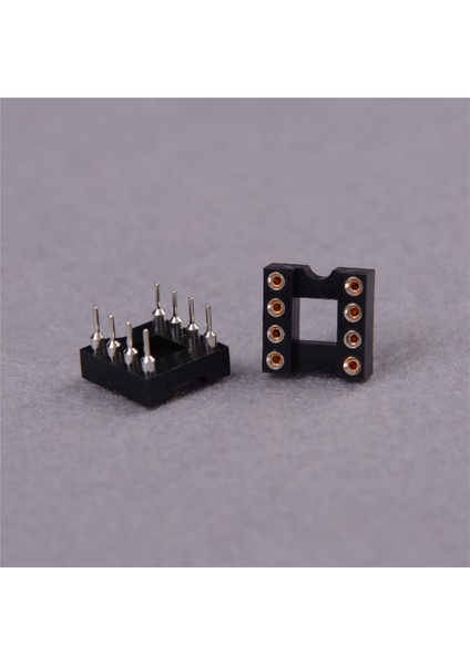 10 Adet Yuvarlak Delik 8pin Pitch 2.54MM Dıp Ic Soket Adaptörü (Yurt Dışından) indirimleri