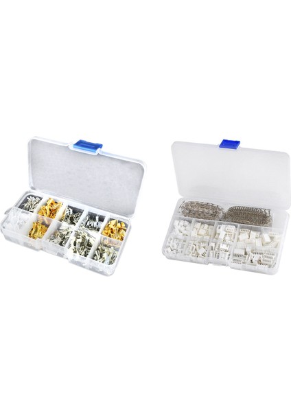 560 Adet 2.54MM Jst-Xhp 2/3/4/5 Pin Konut ile 150 Adet 6.3mm 2.8mm 4.8mm 4.0mm Konnektör Ekleme Sıkma Tel Terminalleri (Yurt Dışından)