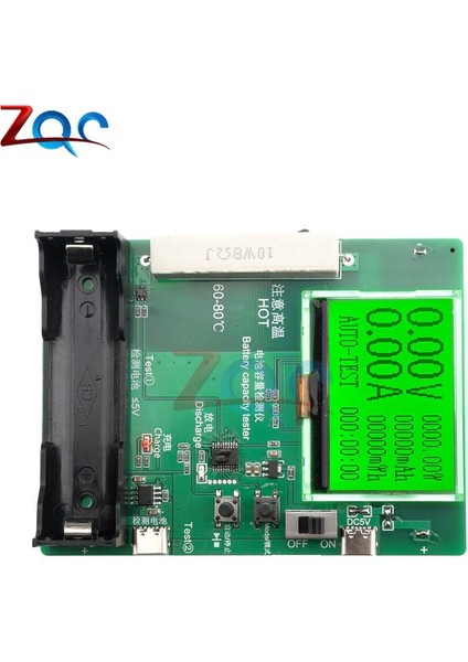 Dc 5 V LCD 18650 Pil Kapasitesi Test Cihazı Tip C 18650 Lityum Pil Dijital Ölçüm Pil Güç Bankası Dedektör Modülü (Yurt Dışından) fiyatları