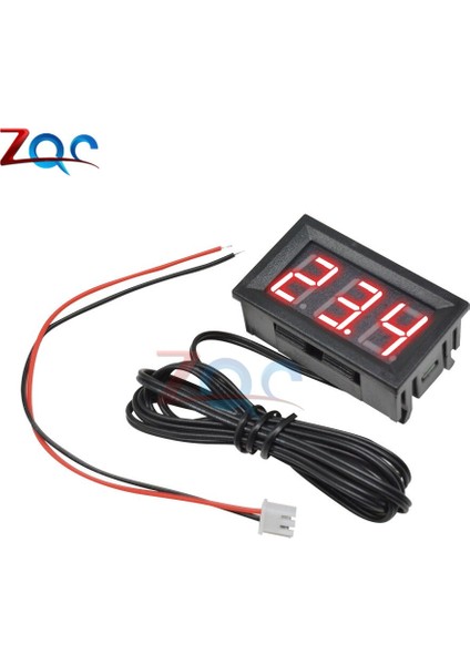 0.56 ''-50 ~ 110 LED Ekran Sıcaklık Ölçer Dedektörü Sensör Probu 12 V Dijital Termometre Monitör Test Cihazı Araba Kapalı Havuz (Yurt Dışından)