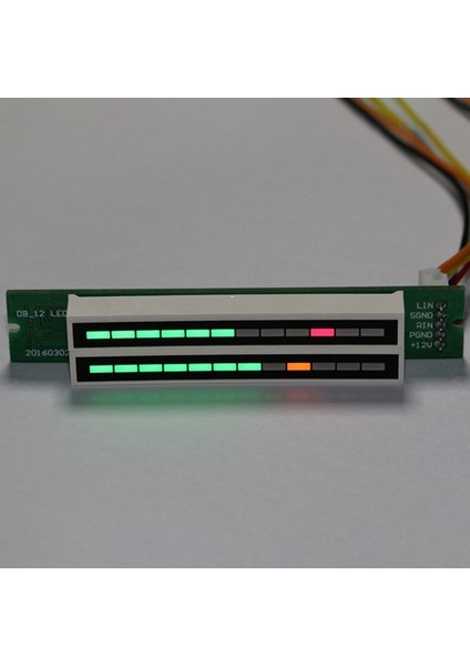 Çift 12 Müzik Seviyesi Göstergesi LED Spect Vu Metre Amplifikatör Lambaları Işık Hızı Ayarlanabilir Kurulu Mp3 Dc 7-12 V (Yurt Dışından) indirimleri