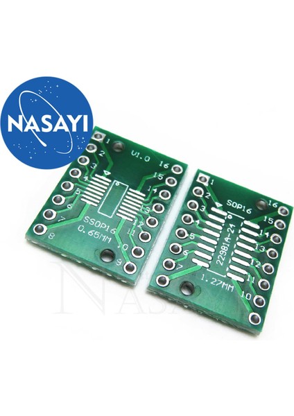 10 Adet SOP16 SSOP16 TSSOP16 Smd - In-Line Dıp 0.65/1.27MM Adaptör Panosu (Yurt Dışından)