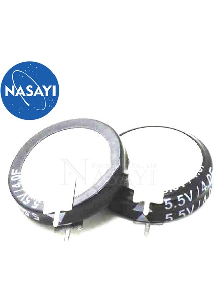 Yeni Orijinal 5.5V4.0F Çift Katmanlı Kapasitör Süper Kapasitör Farad Kapasitör 5.5V4F V Tipi Dikey (Yurt Dışından)