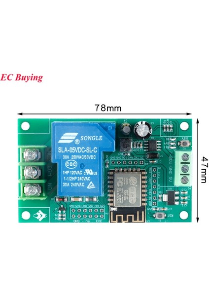 ESP8266 Kablosuz Wıfı Röle Modülü 1/2/4 Kanal ESP-12F Geliştirme Kurulu 30A Ac/dc 5 V/7-28 V/7-80 V Arduino Için Kaynağı (Yurt Dışından)