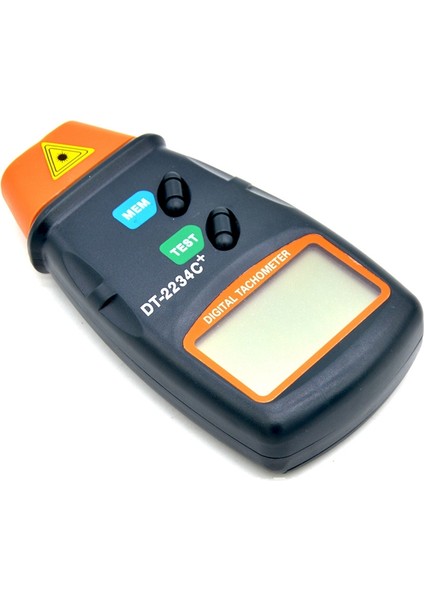 Dijital Takometre Devir Ölçer Temassız 2.5RPM-99999RPM LCD Ekran Hız Ölçer DT2234C Test Cihazı Hız Rpm Sayacı (Yurt Dışından)