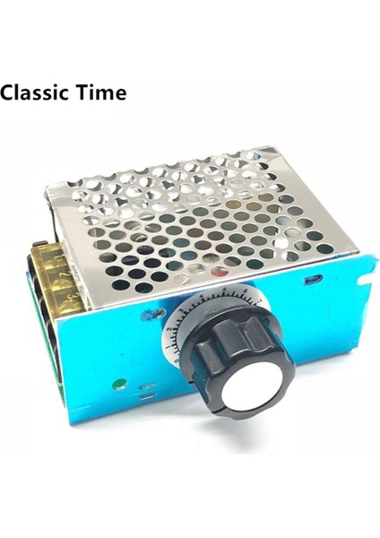 4000W 220V Scr Voltaj Regülatörü Motor Hız Kontrol Cihazı Karartma Termostatı (Yurt Dışından)