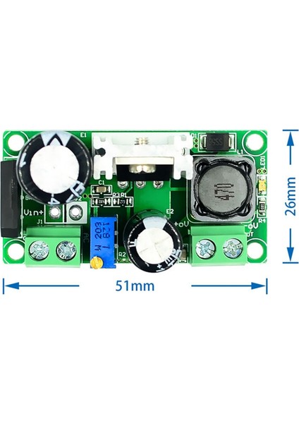 Ac/dc Dc Buck Adım Aşağı Dönüştürücü Modülü LM2596HV 3V 3.3V 5V 6V 9V 12V 15V 24V Dc 5V-50V Ayarlanabilir Adım Aşağı 3A Güç (Yurt Dışından)