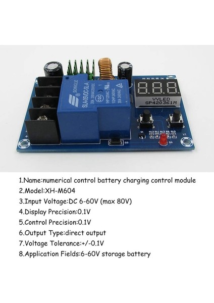 Lityum Için 2 Adet XH-M604 Şarj Kontrol Modülü Dc 6V-60V (Yurt Dışından) modelleri