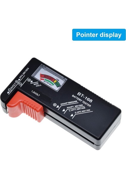 BT-168 AA/AAA/C/D/9V/1.5V Piller Evrensel Düğme Pil Renk Kodlu Metre Volt Göstergesi Test Cihazı Kontrol Cihazı BT168 Güç (Yurt Dışından) fiyatları