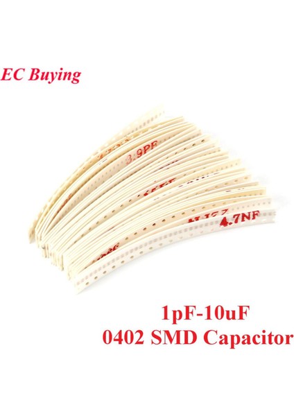 1200 Adet 0402 Smd Kondansatör Kiti 30 Değer * 40 Adet 1PF-10UF Elektronik Bileşenler Paketi Kondansatör Çeşitli Kiti Örnekleri Dıy (Yurt Dışından)