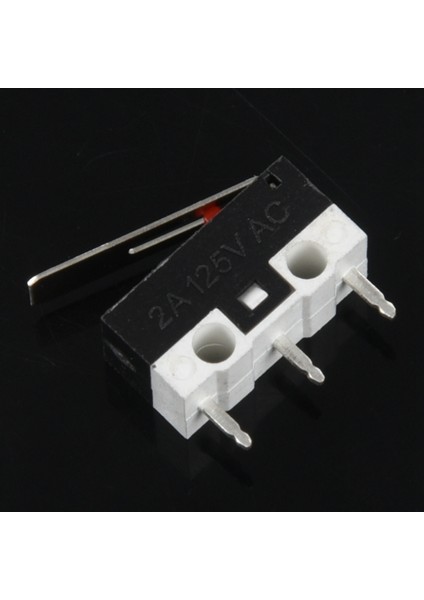 10 Adet Ac 125V 1A Spdt 1no 1nc Anlık Uzun Menteşe Kolu Mini Anahtar (Yurt Dışından)