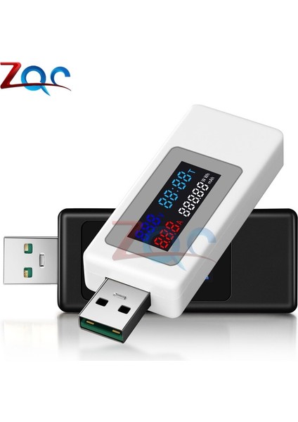 LCD Ekran USB 120W Hızlı Şarj Cihazı Dc 4 -30V 0 -6.5A Çok Metre Voltmetre Ampermetre Kapasitesi Zamanlama Güç Pil Test Cihazı Ölçer (Yurt Dışından) fiyatları