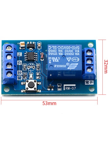 12V Tek Bond Düğmesi Bistable Röle Modülü Modifiye Araba Çalıştırma ve Durdurma Kendinden Kilitleme Anahtarı Bir Anahtar (Yurt Dışından) fiyatları