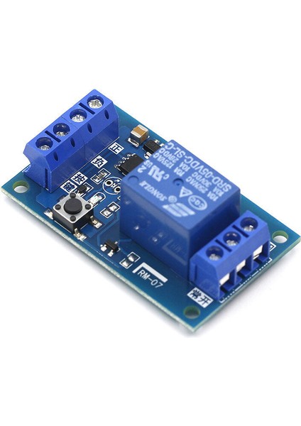 12V Tek Bond Düğmesi Bistable Röle Modülü Modifiye Araba Çalıştırma ve Durdurma Kendinden Kilitleme Anahtarı Bir Anahtar (Yurt Dışından) fırsatları