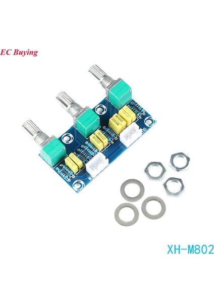 XH-M802 Pasif Ton Kurulu Amplifikatör Preamp Modülü Düşük Yüksek Ses Ayarı XH-M802 Elektronik Dıy (Yurt Dışından)