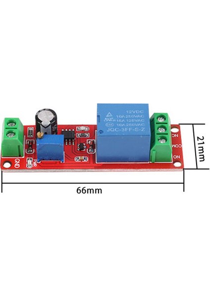 Gecikme Zamanlayıcı Rölesi Bağlantı Kesme Rölesi Modülü Zaman Geciktirme Anahtarı Dc 12V Robot ve Akıllı Araba Dıy Elektronik (Yurt Dışından)