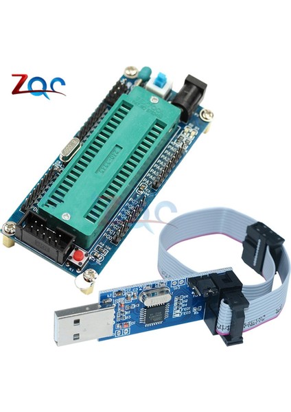 Avr ATMEGA16 Minimum Sistem Kartı ATMEGA32 Geliştirme Kartı + Atmel Için USB Isp Usbasp Programcısı (Yurt Dışından)