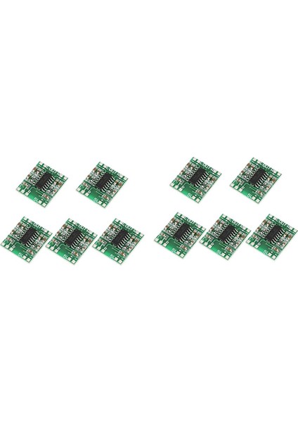 10 Adet Dijital Amplifikatör Kurulu, 2X3W Tip D PAM8403 Ses Dc 5V Dijital Ses Amplifikatör Kartı (Yurt Dışından)