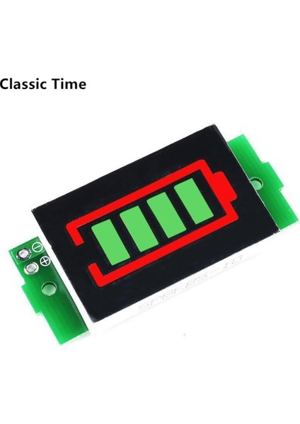 1/2/3/4/5/6/7/8s Lityum Pil Kapasitesi Göstergesi Modülü Mavi Yeşil Ekran Elektrikli Araç Pil Gücü Test Cihazı 3.7V Li-Ion (Yurt Dışından)