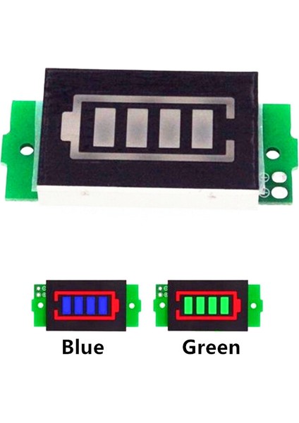 1/2/3/4/5/6/7/8s Lityum Pil Kapasitesi Göstergesi Modülü Mavi Yeşil Ekran Elektrikli Araç Pil Gücü Test Cihazı 3.7V Li-Ion (Yurt Dışından) indirimleri