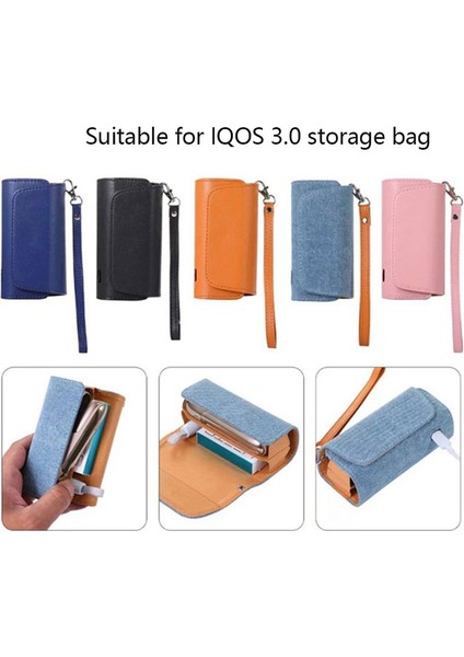 Iqos 3.0 Için Moda Çevirme Çift Kitap Kapağı Kılıfı Çanta Tutucu Cüzdan Deri (Yurt Dışından) modelleri