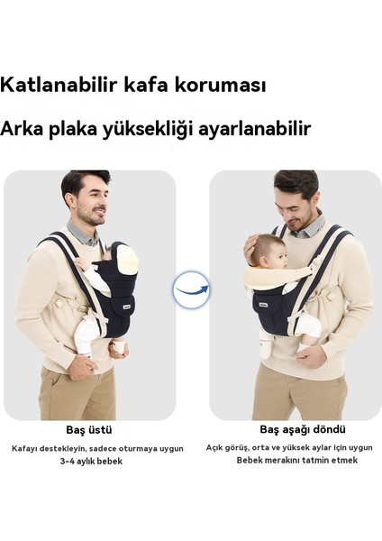 Bebek Hafif Dört Mevsim Çok Fonksiyonlu Bebek Taşıyıcısı (Yurt Dışından)
