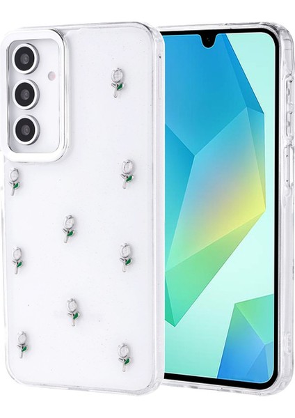 Samsung Galaxy A16 Kılıf Kutup Figürlü Lale + Ekran Koruyucu