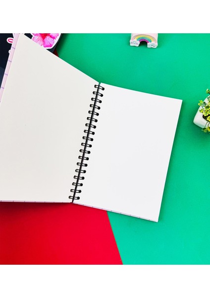 Hayallerinin Peşinden Git Tasarımlı Spiralli Defter