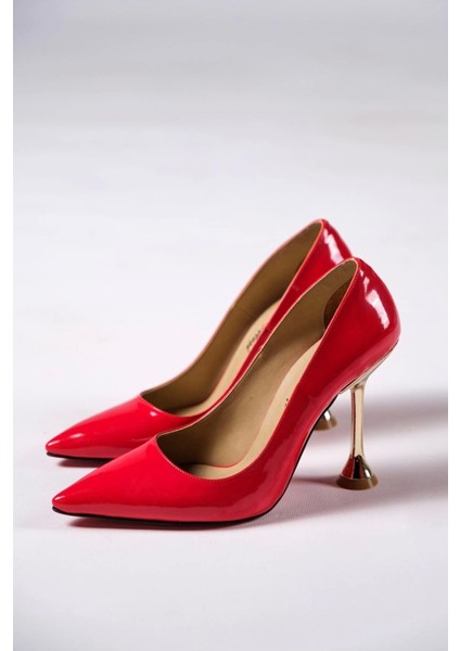 Kadın Moda Özel Topuklu Tasarım Ayakkabı Stiletto Şık ve Zarif Abiye Ayakkabı