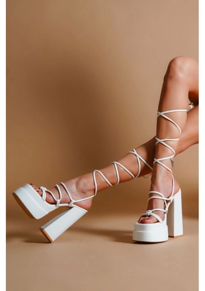 Kadın Moda Biyeli Çift Platform Tasarım Ayakkabı Şık ve Zarif Abiye Ayakkabı modelleri