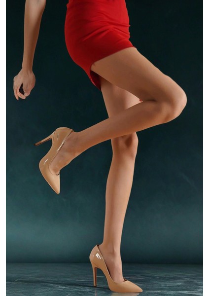 Kadın Sivri Burun Topuklu Ayakkabı Ince Topuk Rahat Şık Model Stiletto fiyatları