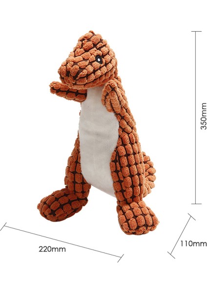 Xixishop Dinozor Şeklinde Köpek Sıvıltılı Pluşt Oyuncak Diş Temizleyici (Yurt Dışından) fırsatları