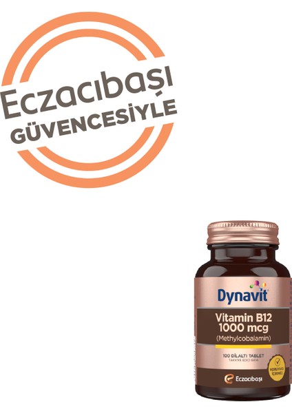 Vitamin B12 1000 Mcg 100 Dil Altı Tablet