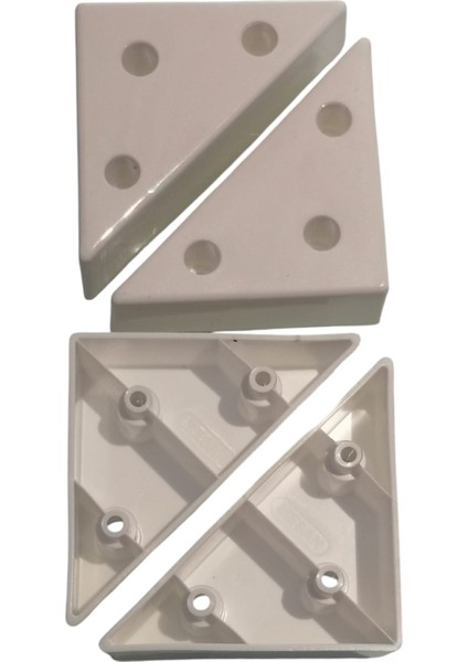 Üçgen, piramit Mobilya ayağı 3 cm Beyaz 4 Adet fiyatları