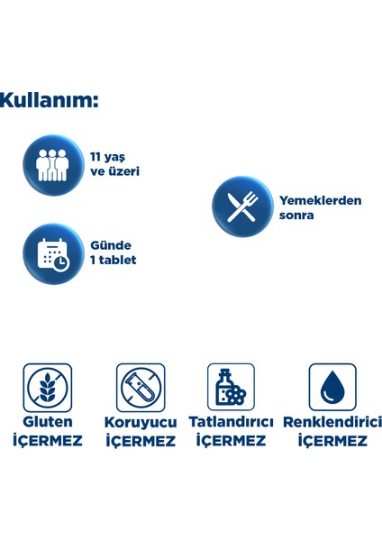Magnesium Citrate 200 mg & Vitamin D 60 Tablet - Avantajlı Paket - Magnezyum Sitrat, D Vitamini