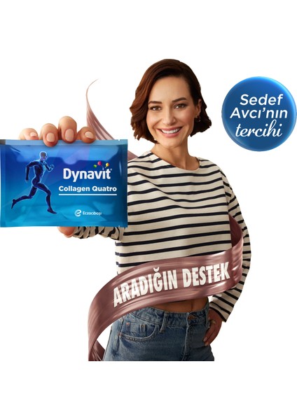 Collagen Quatro 30 Saşe - 2'li Avantaj Paketi - Hidrolize Peptit Tip 2 Tavuk Kolajeni, Glukozamin