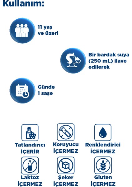 Diamond Collagen PRO Multi Collagen 30 Saşe - Hidrolize Peptit Tip 1-2-3 Kolajen, Resveratrol