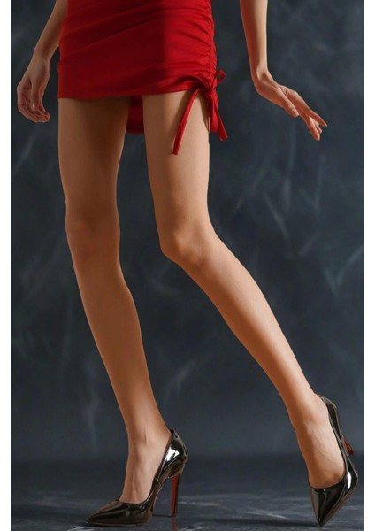 Kadın Sivri Burun Topuklu Ayakkabı Ince Topuk Rahat Şık Model Stiletto fırsatları