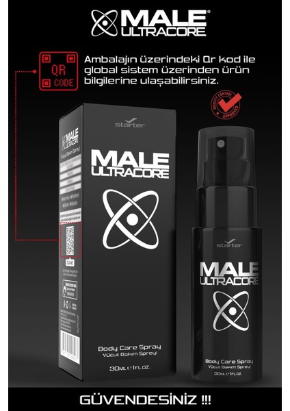 Male Ultracore Geçiktırıci Sprey 30 ml
