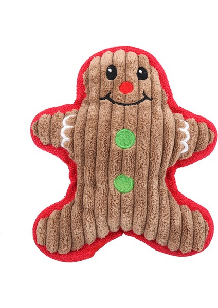 Xixishop Evcil Hayvan Pluş Şıngırdatma Oyuncakları Noel Serisi Köpek Evcil Hayvanları Için Sevimli Diş Çıkartma Oyuncakları (Yurt Dışından)