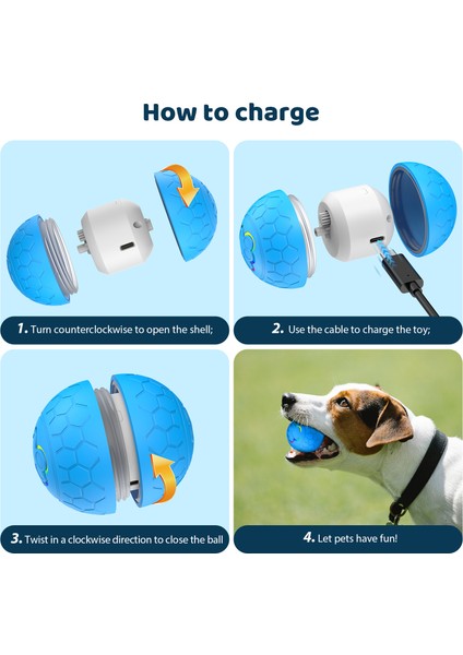 Xixishop Evcil Hayvanlar Için Interaktif, Dalı Evcil Kediler ve Köpekler Için Oyuncak Topu (Yurt Dışından)