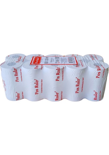 80X30 Termal Rulo - Yazar Kasa Adisyon Rulosu 1 Paket 10 Adet Tam Metraj Garantili fiyatları