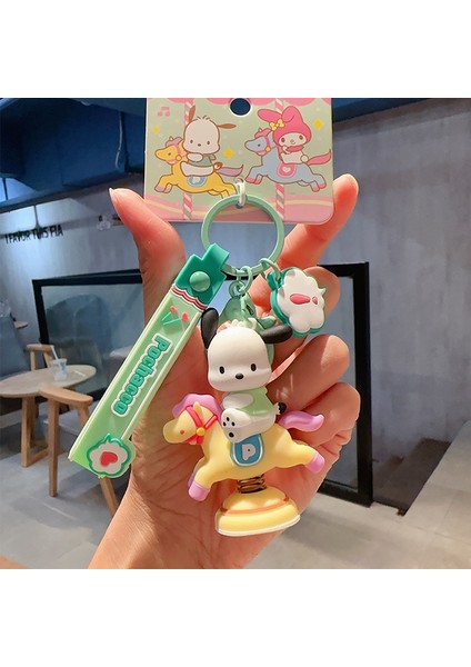 Sanrio Kurome Bebek Anahtarlık Kadın Sevimli Tamagotchi Köpek Peluş Kamera Biblolar (Yurt Dışından)